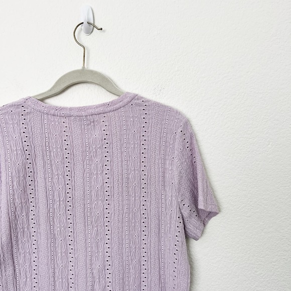 Lavender Short Sleeve Tee - Picture 8 of 10